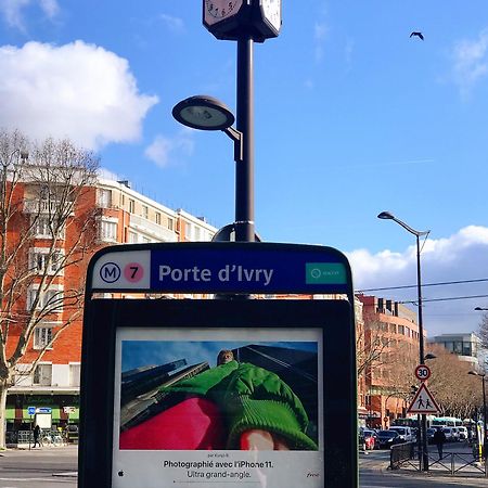 Apartment Near Subway And Supermarket Paris Luaran gambar